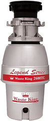 Waste King L-2600TC Controlled Activation 1/2 HP Garbage Disposal with Safer ...