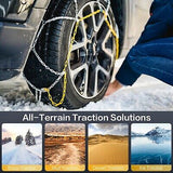 Tesla Model 3 Snow Chains, Auto-locking Cable Traction Tire Chain, Tesla Acce...