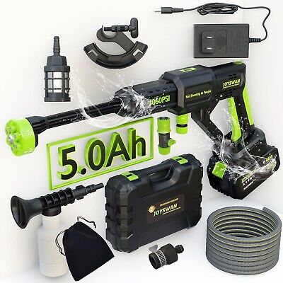 Cordless Pressure Washer,1060 PSI Battery Power Washer with 5.0Ah Superpower ...