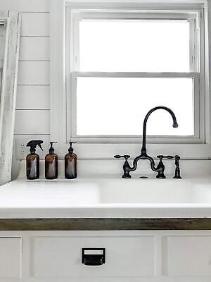 Kingston Brass KS7795TALBS Tudor Bridge Kitchen Faucet, Oil Rubbed Bronze, 13...