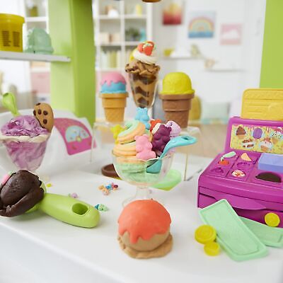 Play-Doh Kitchen Creations Ultimate Ice Cream Truck Toy Playset, Food Truck T...