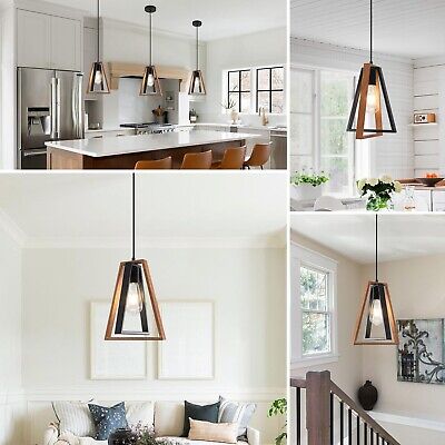 Small Black Pendant Lights 2 Pack Rustic Farmhouse Pendant Lights Farmhouse K...