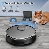 MAMNV Robot Vacuum and Mop Combo, 2 in 1 Mopping Robot Vacuum Cleaner with Sc...