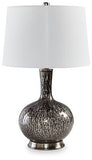 Signature Design by Ashley Tenslow Traditional 26.25 Inch Glass Table Lamp, A...