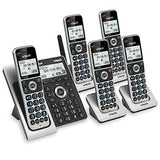 VTech VS306-5 5 Handsets Cordless Phone with 5 Handset, Silver/Black