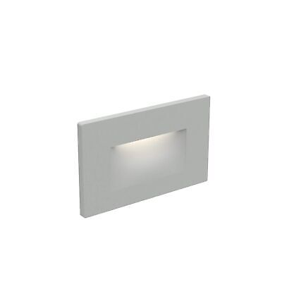 DALS Lighting LEDSTEP005D-WH 4.75" Recessed Horizontal Indoor/Outdoor LED Ste...