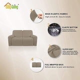 Easy-Going 6 Pieces Microfiber Stretch Sectional Recliner Sofa Slipcover Soft...