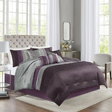 Madison Park Amherst Faux Silk Comforter Set-Casual Contemporary Design All S...