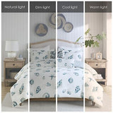 Harbor House 100% Cotton Duvet Cover, Seashells Duvet Cover Set &#8211; Light We