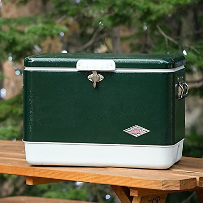 Coleman Cooler | Steel-Belted Keeps Ice Up to 4 Days | One Size, Green