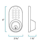 MiLocks DFK-02SN Electronic Touchpad Entry Keyless Deadbolt and Passage Knob ...