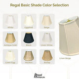 Royal Designs Deep Empire Lamp Shade, Eggshell, 11 x 22 x 16