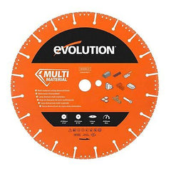 Evolution Power Tools Multi-Purpose Diamond Blade 12-Inch For Disc Cutter, Co...