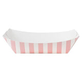 Restaurantware Bio Tek 4 Ounce Paper Boats 400 Disposable #25 Food Trays - PE...