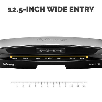 Fellowes Saturn 3i 125 Thermal Laminator Machine for Home or Office with Pouc...