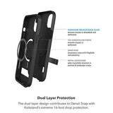 ZAGG Denali Snap iPhone 15 Plus/ 14 Plus Case with Kickstand - Drop Protectio...