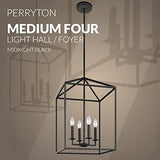 Generation Lighting 5115004-112 Perryton Medium Four - Light, Midnight Black