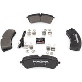 MAGMA Premium PMD2280M Semi-Metallic Brake Pads, Rear