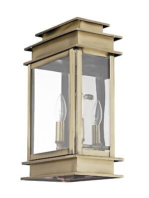 Livex Lighting 2016-29 Princeton Outdoor Wall Lantern, 15.25" x 9.5" x 15.25"...