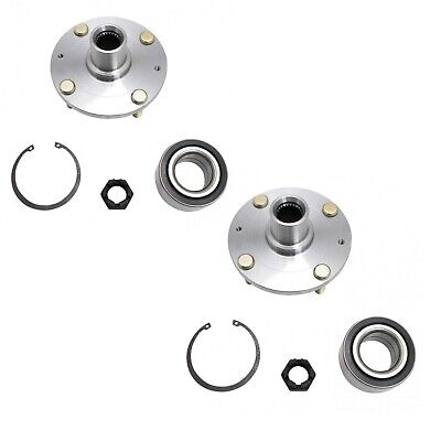 TRQ Front Wheel Bearing & Hub Kit LH RH Pair for Kia Spectra