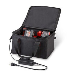 13" Power Tool Battery Warmer, Holds 12V, 18V, and 20V Lithium Ion Batteries ...