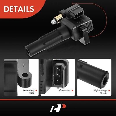 A-Premium Set of 4 Ignition Coil (for Turbocharged) Compatible with Subaru Fo...