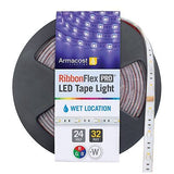 Armacost Lighting RibbonFlex Pro Outdoor IP67 RGB+W Strip Light Tape 30+30 LE...