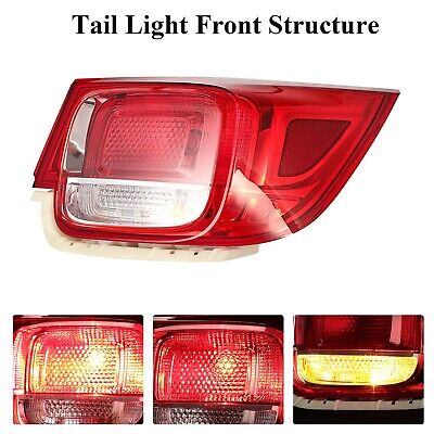 Brake Tail Light Rear Lamp Compatible with 2013 2014 2015 Chevy Malibu Rear R...