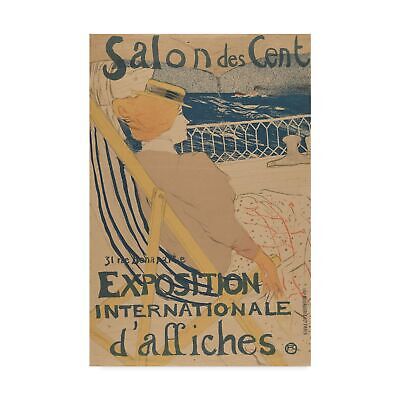 Trademark Fine Art Salon Cent Exposition Internationale daffiches by Henri de...