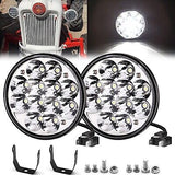 Upgraded 36W 5.75 Inch Led light Round, High/Low Beam, H5006 White Led Light ...