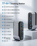 Baseus 17-in-1 USB C Docking Station to Cast on 3 Monitors with 100W PD USB-C...