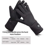 Heated Glove Liners for Men Women,Rechargeable Electric Battery Heating Ridin...