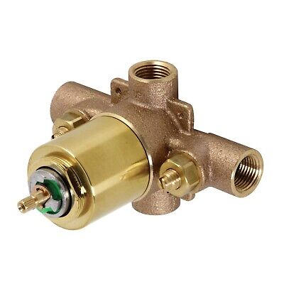 Kingston Brass KB657V Chatham Tub and Shower Valve, Brushed Brass 5.13 x 4.5 ...