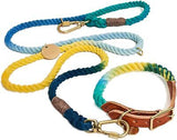 Found My Animal Navy Nylon Rope Collar for Dogs & Cats - Handcrafted Durable ...