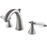 Kingston Brass KS2978WLL Widespread Lavatory Faucet With Crystal Lever Handle...