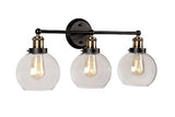 Aspen Creative 62268, Bathroom Vanity 3 Lights Fixture, 24-1/2" W x 11-3/4" H...