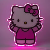 Silver Buffalo Sanrio Hello Kitty LED Neon Light Die Cut Acrylic Wall Art, 16...