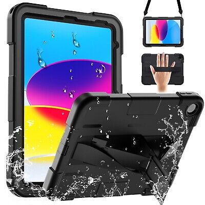 SUPFINE for Waterproof iPad 10th Generation Case, [Built-in Screen Protector]...