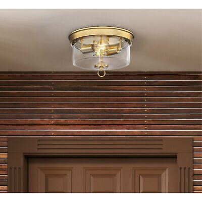 Westinghouse 6128600 Lebanon Transitional 12 Inch, Two Light Flush Mount Ceil...