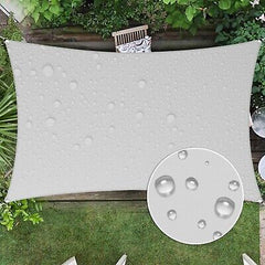 10'x13' Waterproof Sun Shade Sail Rectangle Shade Canopy Cover UV Block for B...