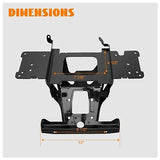 Front Inner Fairing Radio Caddy Mount Support Bracket Repair Kit Steel Gloss ...