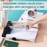 2 Hole Punch 6 Mm, 100 Sheets Punch Capacity, 3.15 Inches/ 80 mm Hole Spacing...