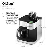 Keurig® K-Duo Special Edition Single Serve K-Cup Pod & Carafe 12-Cup, Silver