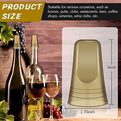 Pour Spout Covers Translucent Liquor Pourer Covers Universal Bottle Pour Disp...