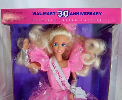 Barbie Anniversary Star Doll Wal-Mart 30th Anniversary Special Limited Editio...