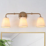 classy leaves Bathroom Light Fixtures, 3-Light Gold Bathroom Vanity Light wit...