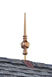 Good Directions 742T 27" Victoria Pure Copper Decorative Roof Mount Finial, C...