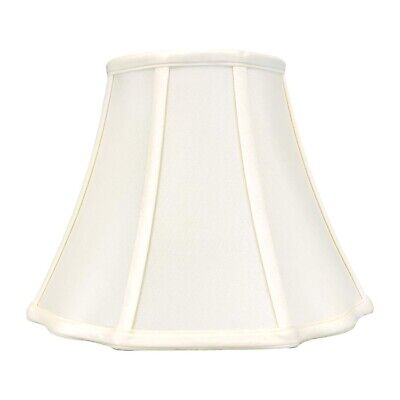 Royal Designs, Inc. Flare Bottom Outside Corner Scalloped Basic Lamp Shade, B...