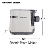 Hamilton Beach Electric Pasta Maker & Noodle Machine with 7 Molds for Spaghet...