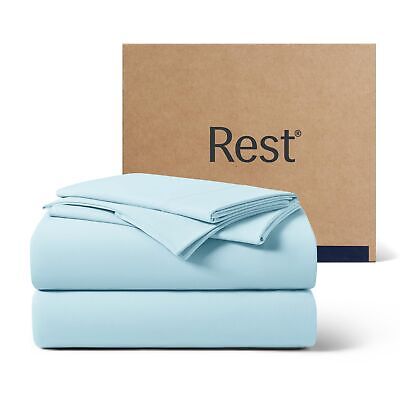 REST&#174; Evercool&#174;+ Starter Sheet Set, Full, Light Blue, Breathable Bed S